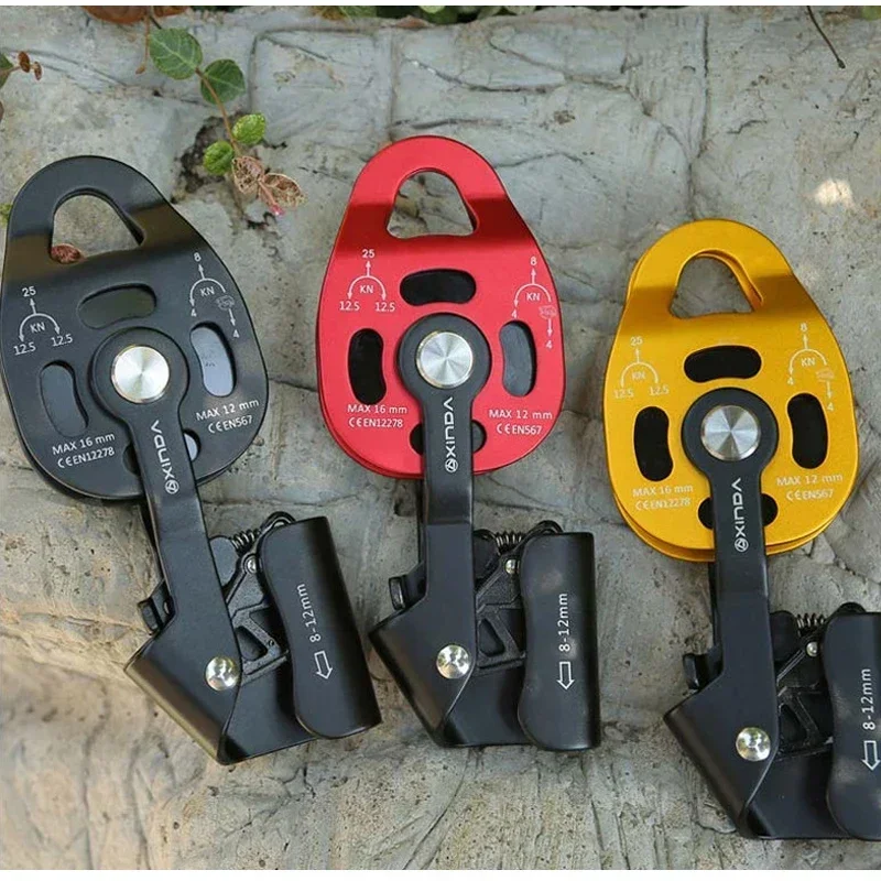One-way Pulley Lifting Heavy Objects Pull-up Tool Super Light Device Ascenders Lifter Drag Lifting Equipment swivel pulley rope pulley hoist double pulleys cable tray pulley