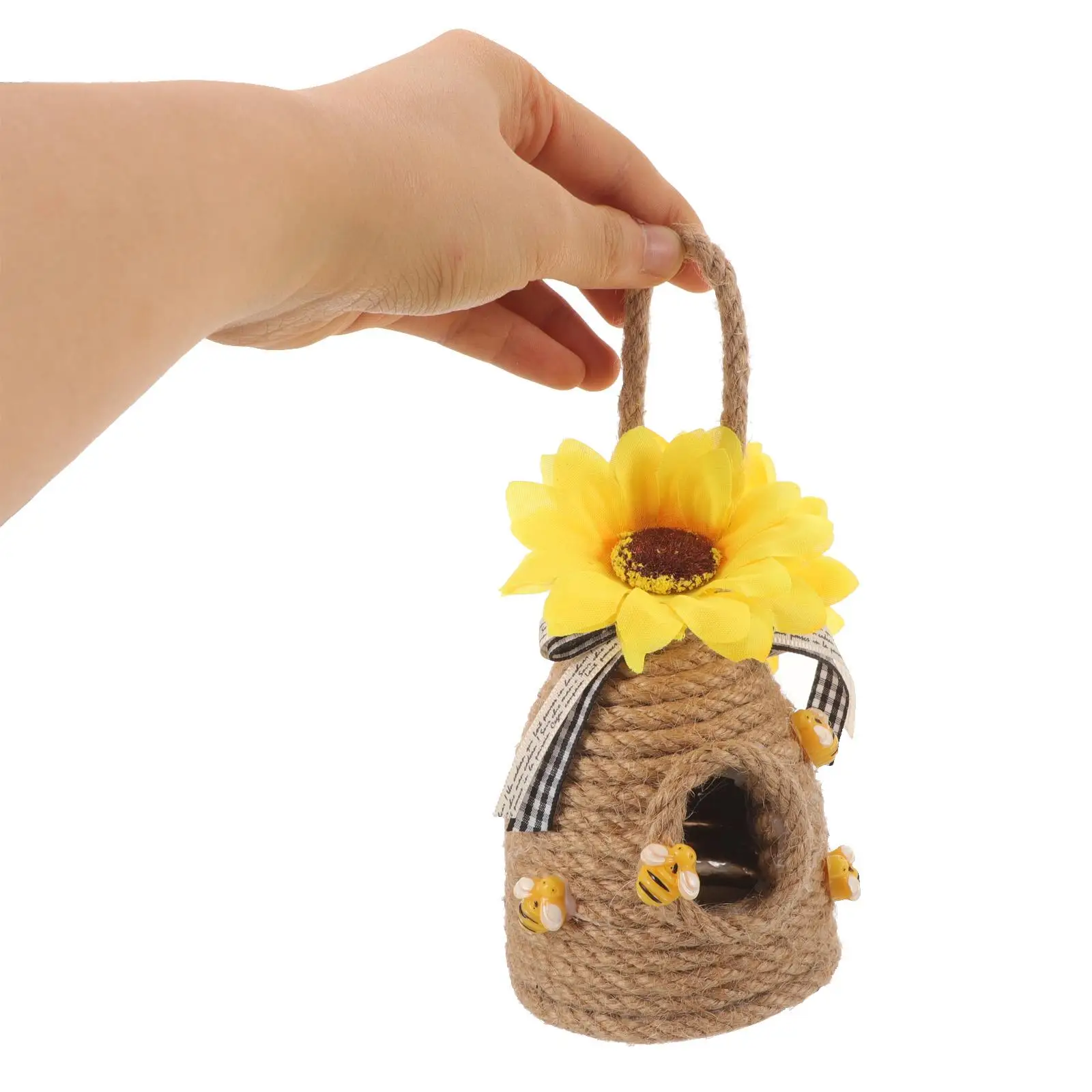 Honeycomb Ornament Adorable Decor Home Supplies Beehive Decorations Hanging Garden Outdoor Woven 5