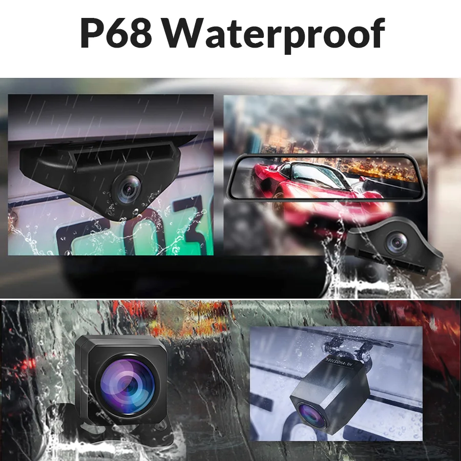 1080P HD Waterproof Digital Signal 2.5MM 4 Pin Night Vision Rear View Camera 6/10 Cable for A20P/A37/A37P/A38/A45