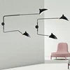 Nordic rotating long pole LED wall lamp creative lighting fixture for living room, bedroom, dual head lighting wall lamp 6