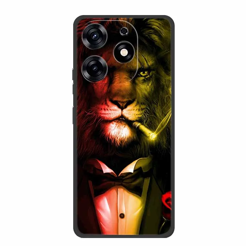 Black Silicone Soft Back Cover Case