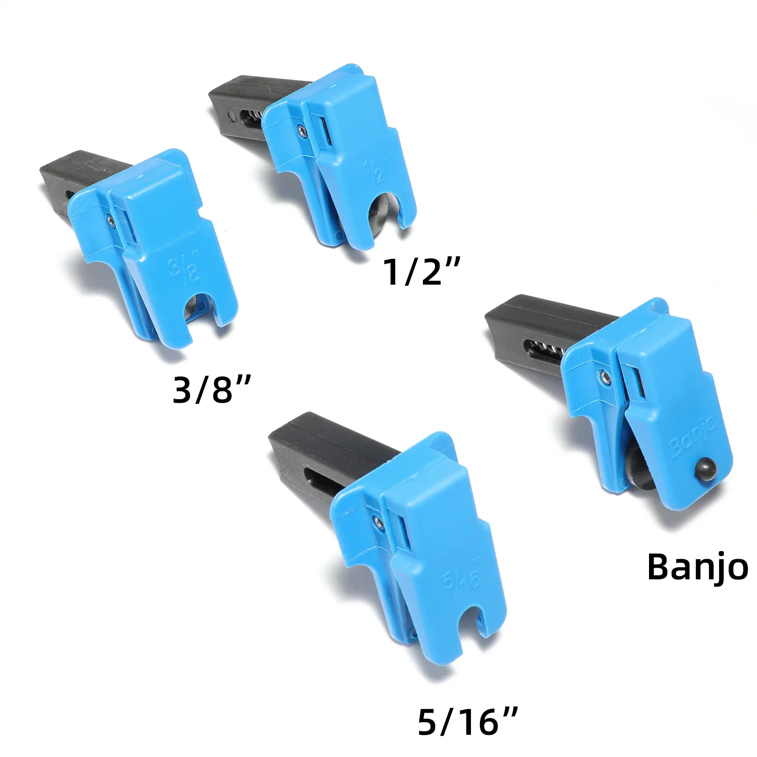 1Set Automotive Car Brake Oil Clamp Pipe Plug Tool 4Pcs Leak-Proof Stoppers for Preventing Oil Spills on Brake Lines