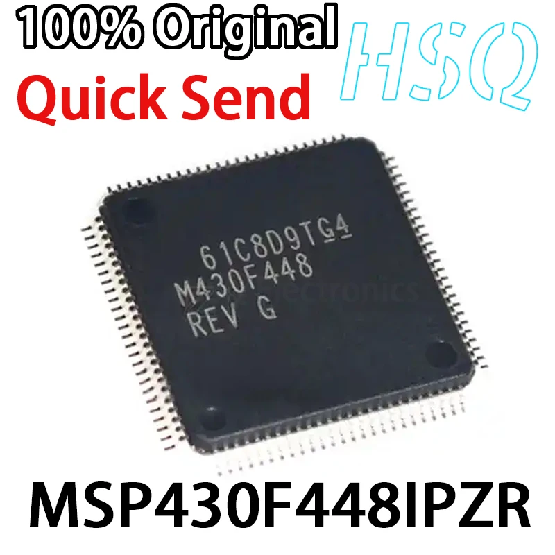 Microcontrolador da impressão da tela, MSP430F448IPZR QFP100, M430F448, original, 1Pc