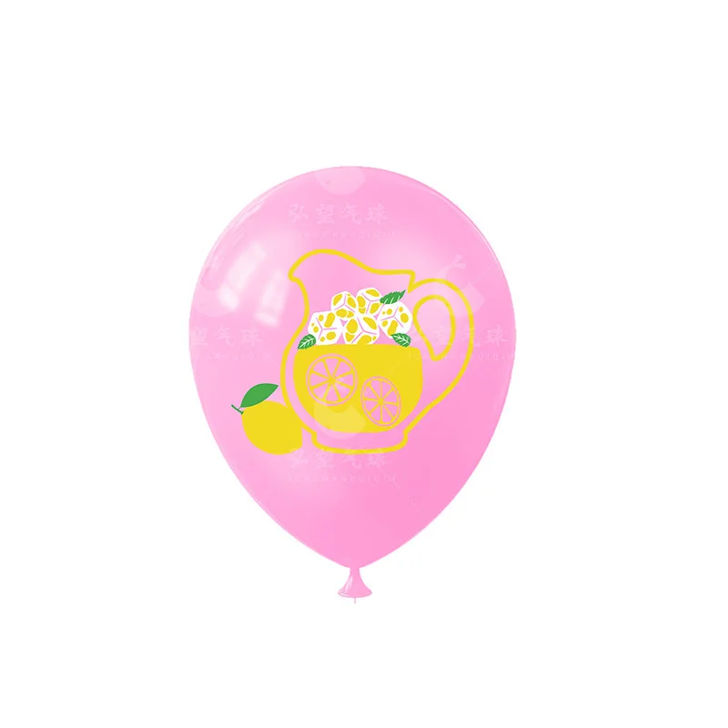 YGCHEN Palloncini A Tema Limone Per Feste – 10 Pezzi In Foil Alluminio – Decorazioni Tropicali Per Compleanni, Baby Shower E Feste Hawaiane - 3