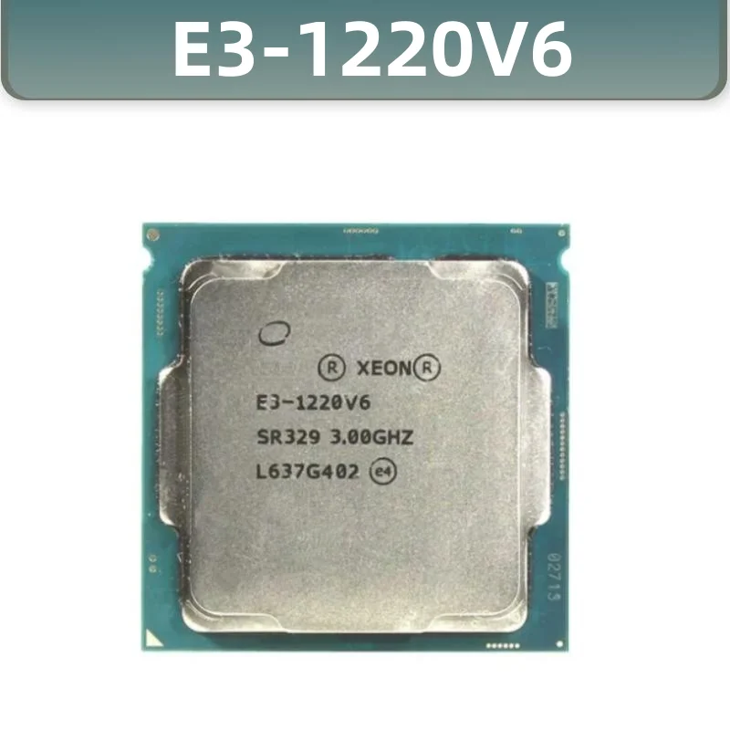 

Процессор Xeon E3-1220V 6 3,00 ГГц 8M 72 Вт LGA1151 E3-1220 V6 четырехъядерный E3 1220 V6 процессор E3 1220V6
