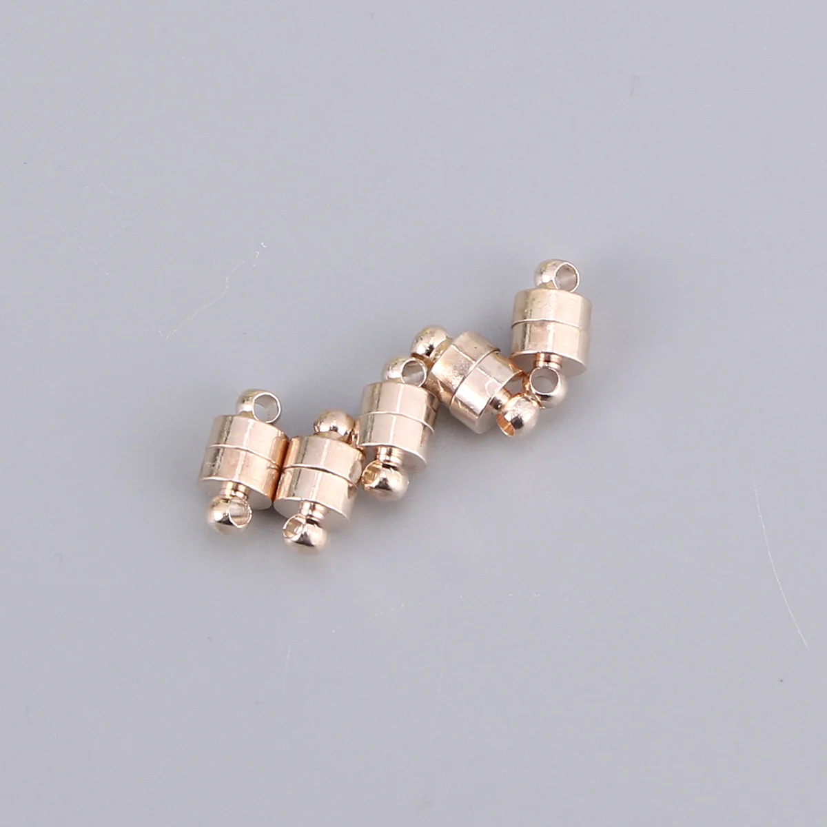 

10pcs Small Strong Magnetic Clasps Connector Magnetic Fastenter for DIY Jewelry Necklace Bracelet Anklets (Rose Gold)