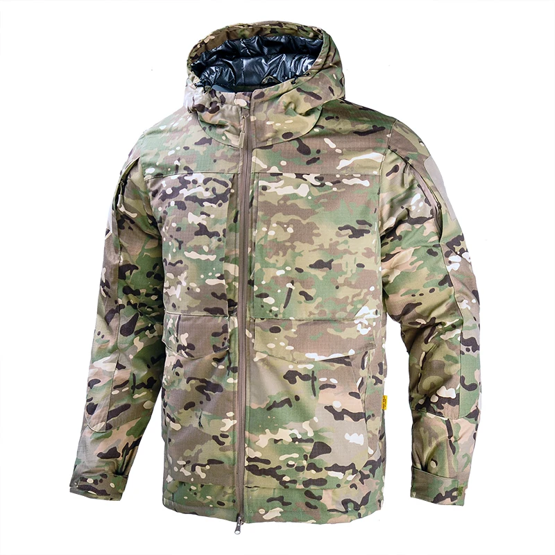  Chaqueta militar para hombre, con capucha de camuflaje, chaqueta  cortavientos de forro polar, 1, M : Ropa, Zapatos y Joyería