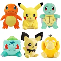 Pokemon Stuff Plush Toys Kawaii Pikachu Pichu Charmander Squirtle Psyduck Anime Soft Dolls Doll Kids Birthday Christmas Gift 1
