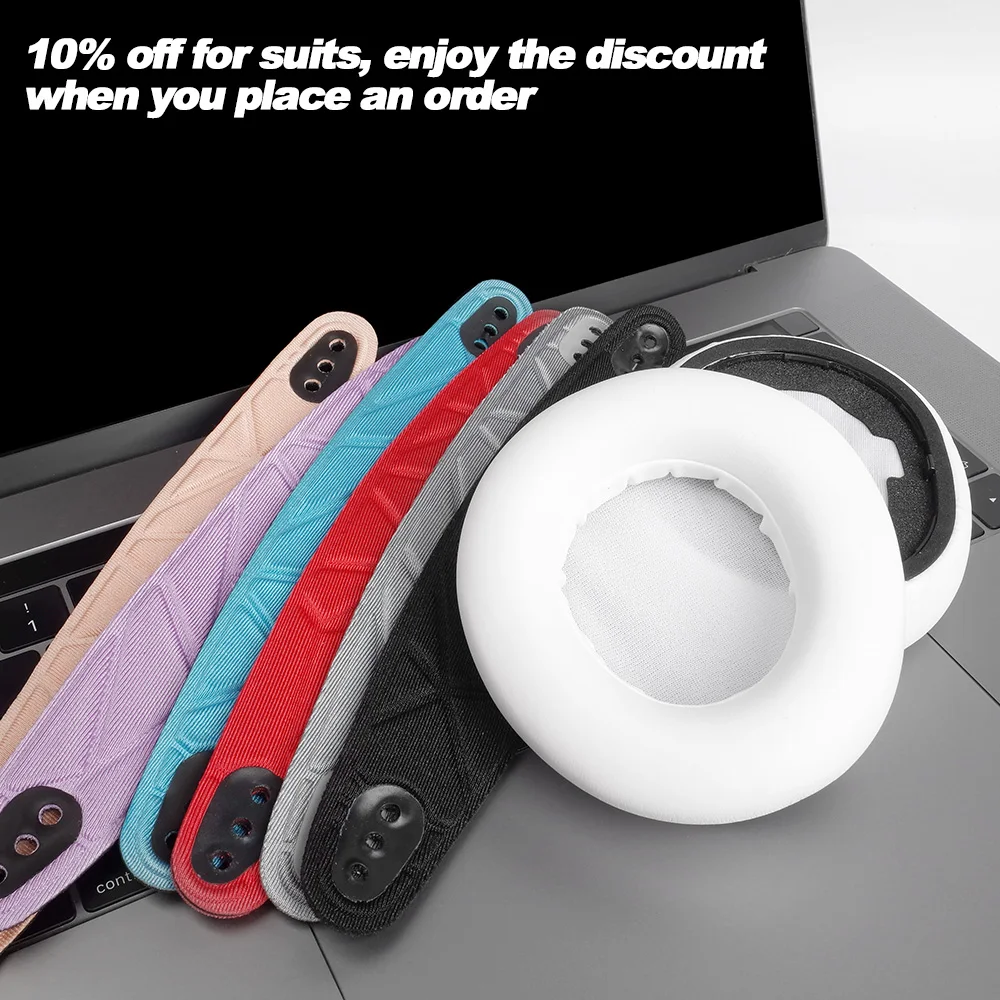 Earphone pads For SteelSeries Arctis Nova Pro Wireless replacement Earpads headphones Earmuffs Soft cloth Memory Covers Sponge