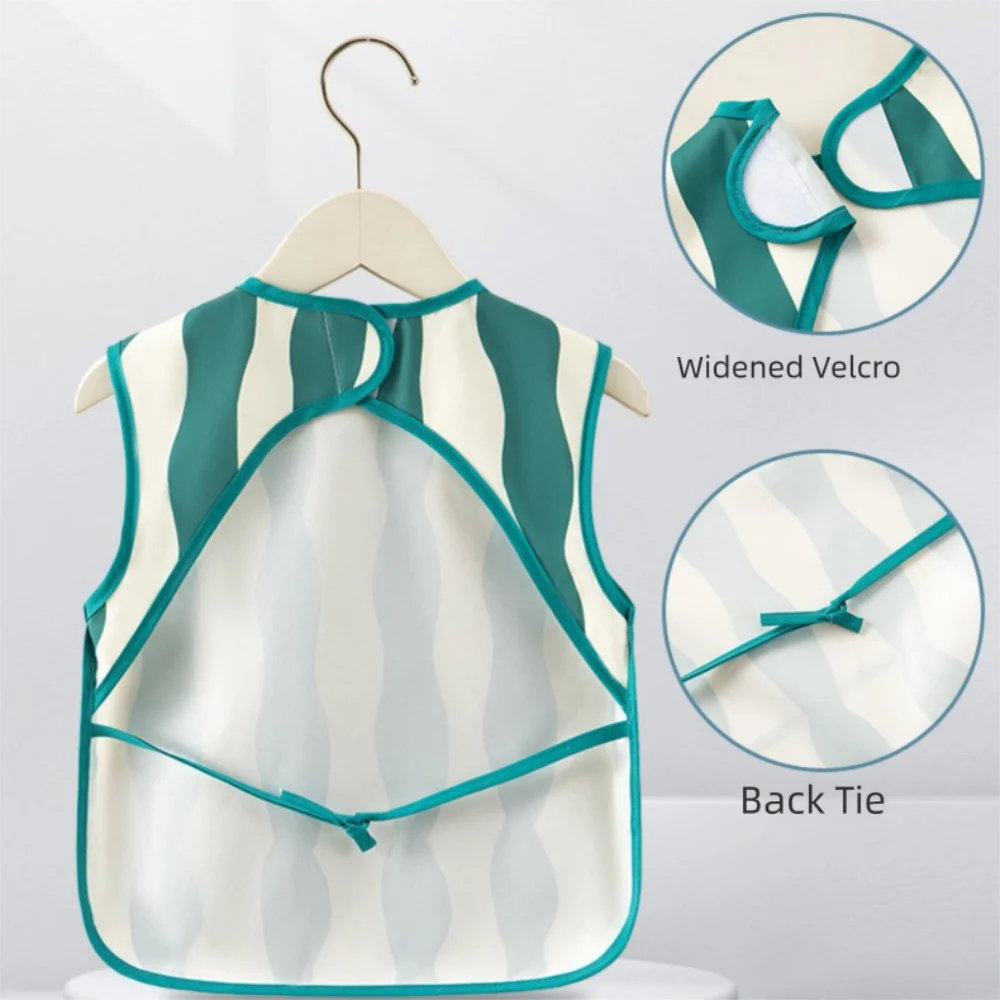 Waterproof EVA Baby Bibs with Adjustable Straps for Summer
