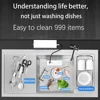110V/220V Portable Sink Dishwasher Small Installation-free Automatic Household Vegetables,fruits,seafood,meat,Ultrasonic Cleaner 2