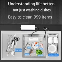 110V/220V Portable Sink Dishwasher Small Installation-free Automatic Household Vegetables,fruits,seafood,meat,Ultrasonic Cleaner 2