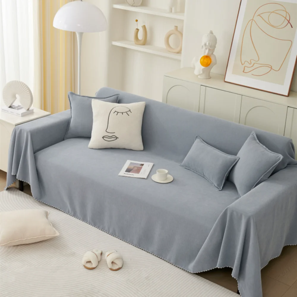 Cat Scratchproof Sofa Towel Blanket Doublesided Sofa Cushion Cover Dustproof Couch Chaise