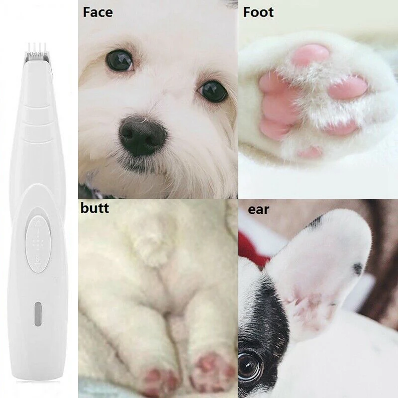 Professional Dog Electric Shaver Mini Toes Paw Pads Pet Trimmer Hair Clipper