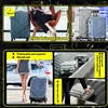 Full Transparent Luggage Protector Cover PVC Waterproof Dustproof Durable Suitcase Cover Protector Travel Accessories 6
