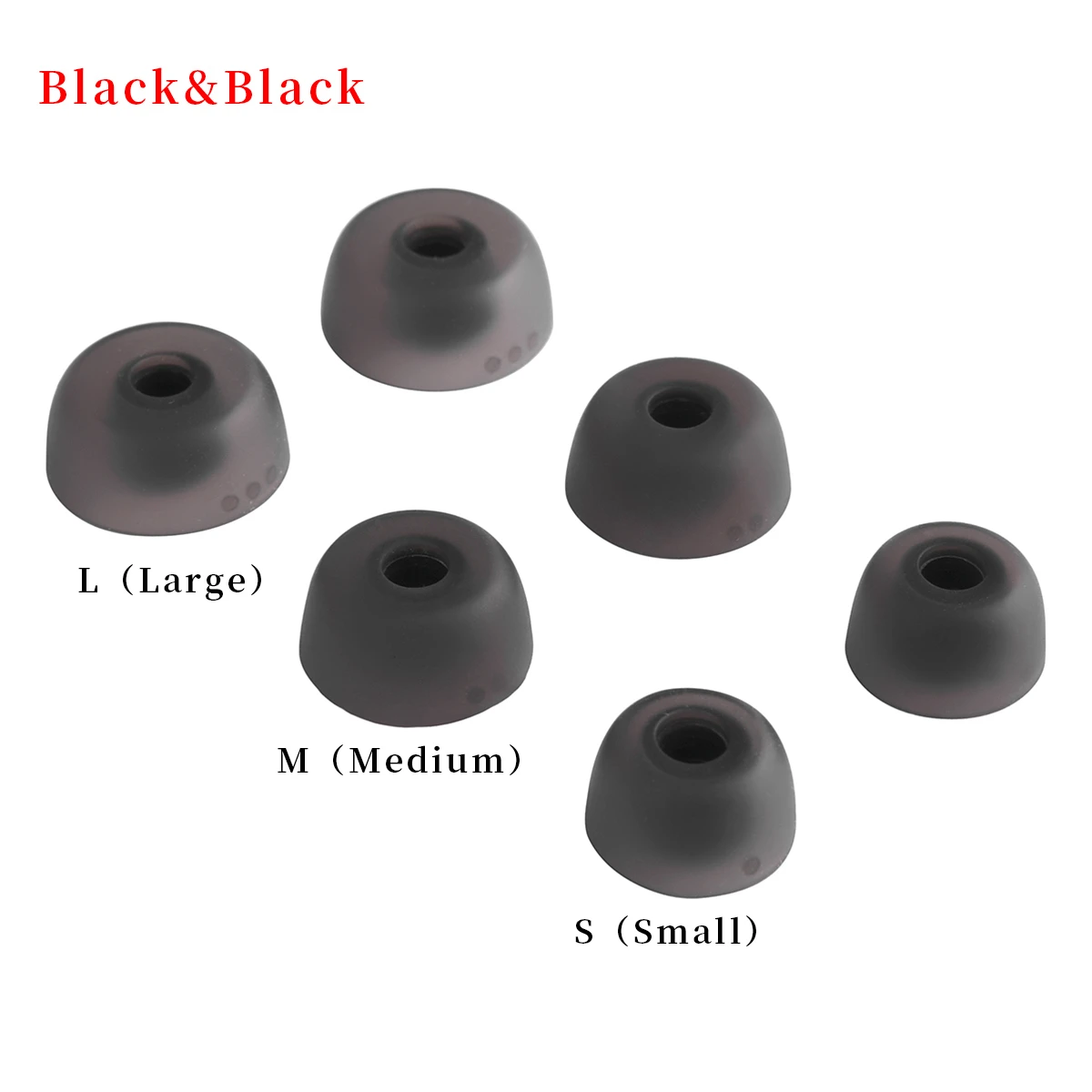 6Pcs Silicone Ear Tips for Anker Soundcore Life P2 P3 Eartips for SoundPEATS T2 T3 ANC Earbuds Tips TWS Earplugs Earphone 4-5mm