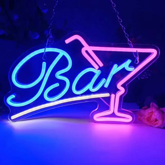 Insegna Al Neon LED Personalizzata - Nome, Testo O Logo Per Casa, Bar, Matrimoni (30 Font) - Foto 10