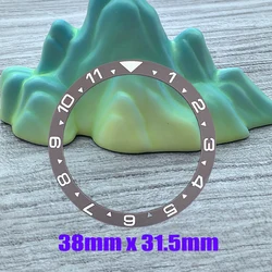 Flat 38mmx31.5mm Ceramic Bezel Insert for Watch Case Enhancement (14)