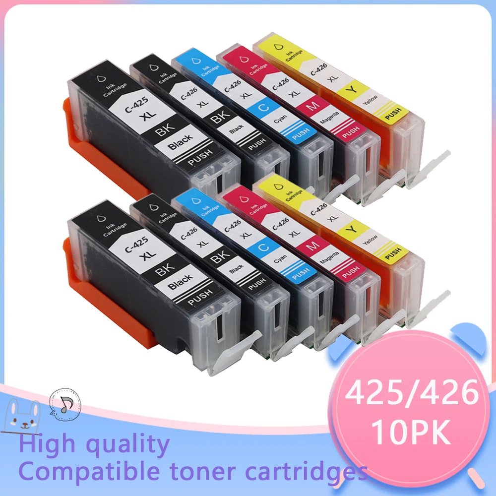 

For Canon 425 426 PGI425 CLI426 PGI-425 Ink cartridge For Canon PIXMA Cartridges IP4840/IP4940/IX6540/MG5140/5240/5340 Printer