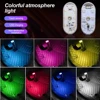 1 PC Multi Color Car Light Wireless LED Touch Light Roof Light Sensor Read Lamp Mini USB Charging Light Car Interior Accessories 6
