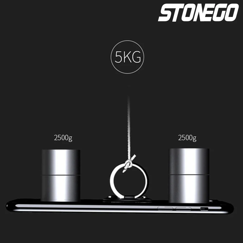 STONEGO 범용 금속 휴대 전화 링 홀더 자기 자동차 브래킷 소켓 전화 링 자동차 브래킷 전화 액세서리