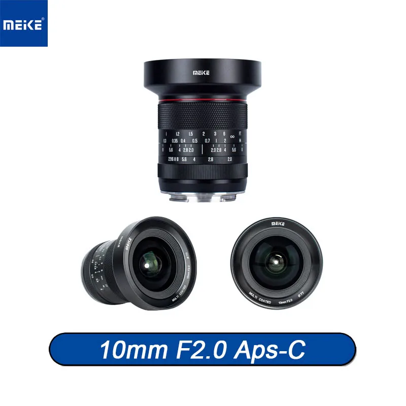 

MEKE 10mm F2.0 Aps-C Prime Manual Focus Wide Angle Lens for Sony E/Fuji X/Canon/Nikon Z Mount Cameras