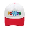POWER Baseball Cap Embroidery GD Trucker Hat High Quality Retro Double Color Woman Cap Adjustable Buckle Unisex 5
