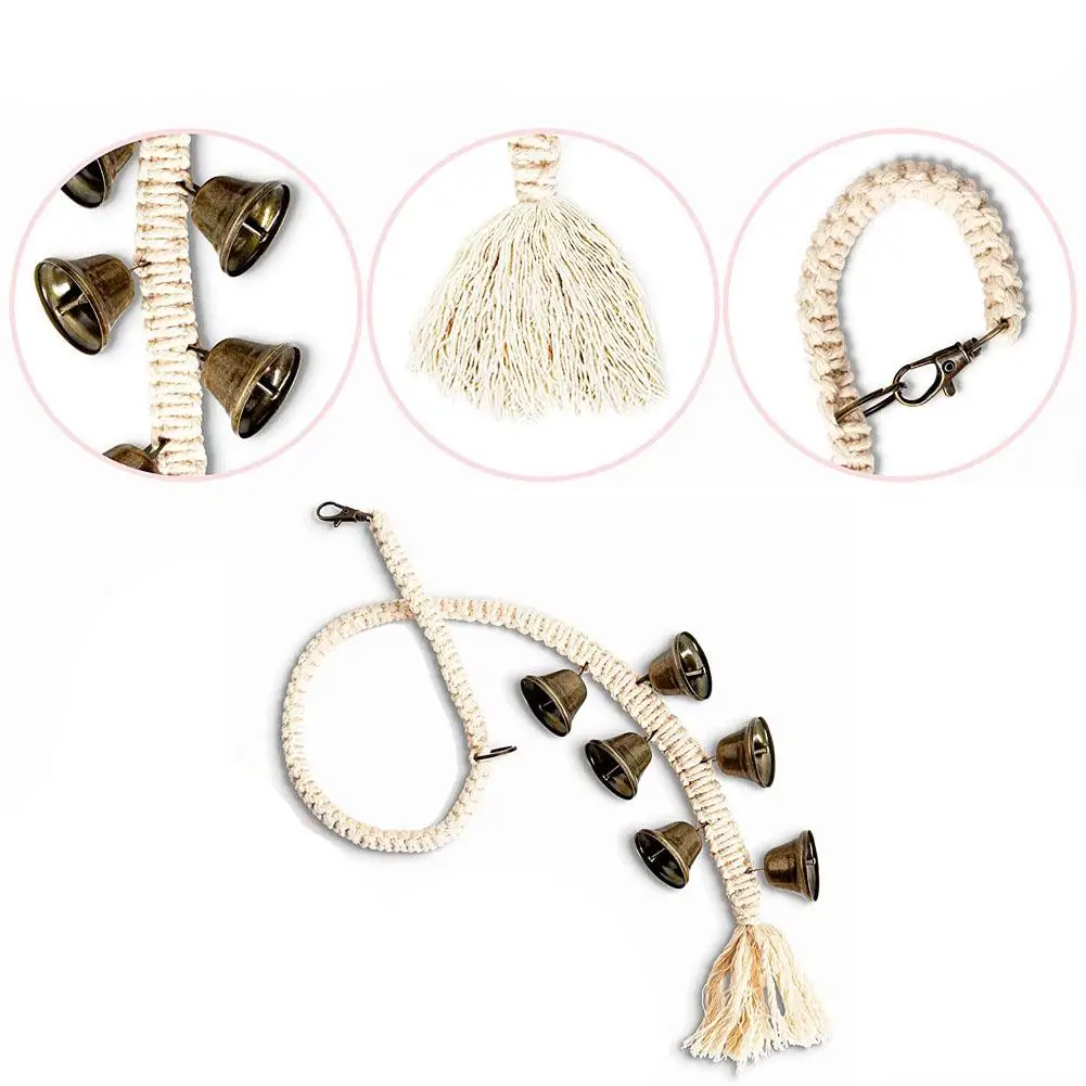 Hanging Dog Door Bells for Dogs and Puppies Dog Doorbell for Potty Training Pet Supplies Bell Dogs to Ring to Go Outside