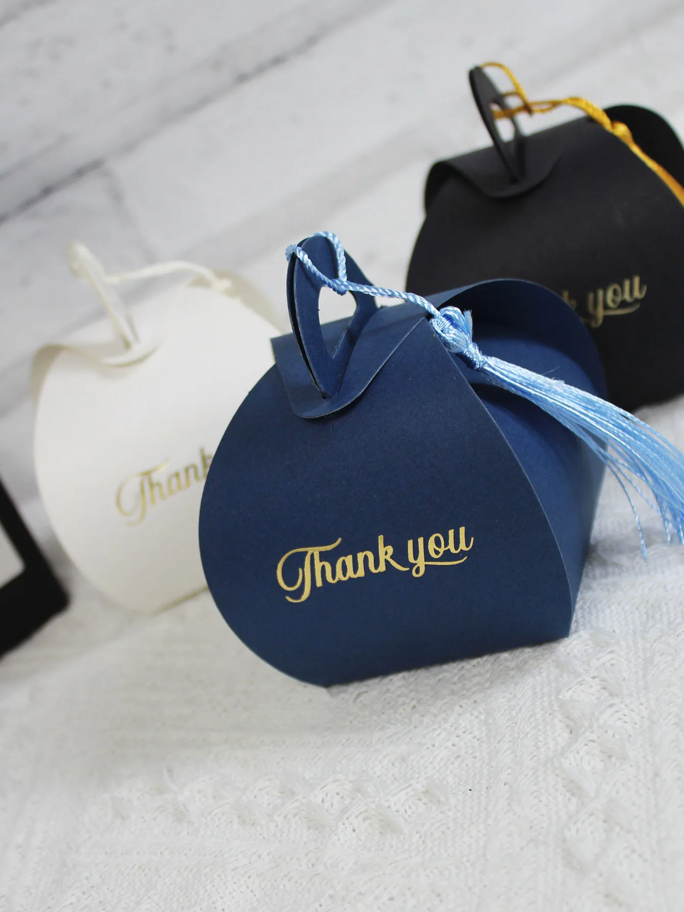 Elegant Tassel Bread Boxes Thank You Gift - Baby Shower Wedding Favors Chocolate Candy ... - SKU TBB01032 - UGI Packaging