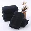 Black Towel Cotton Soft Face Towel Hotel Bathroom Beauty household Strong Water Absorption Washcloth Kitchen Towels 6