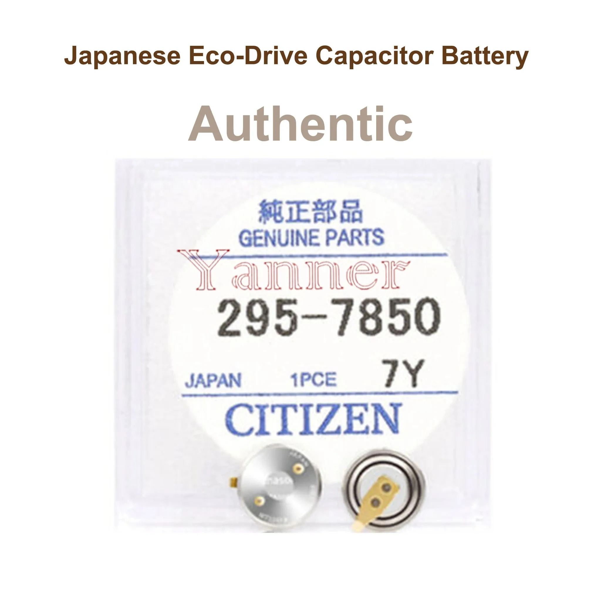 

A+Panasonc Capacitor Battery 295.7850 for Citzen Eco-Drive G820M Watch Part No. 295-7850 Watch Battery Accumulator MT616