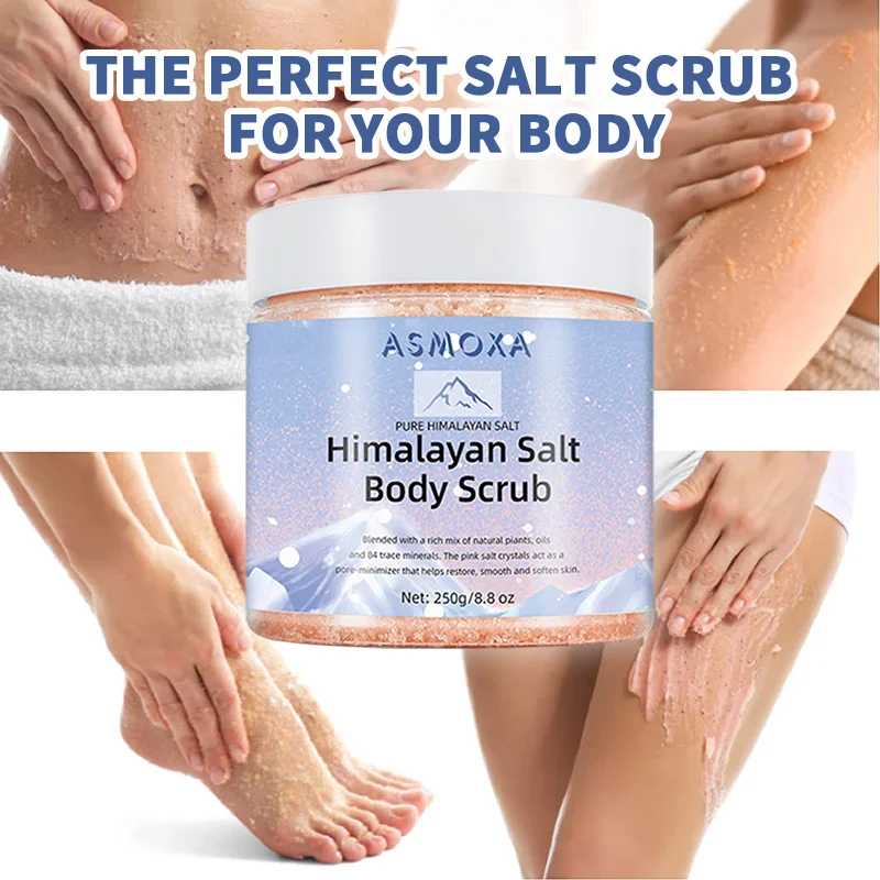 Himalayan Salt Exfoliating Body Scrub Deep Cleansing Hydrating Face