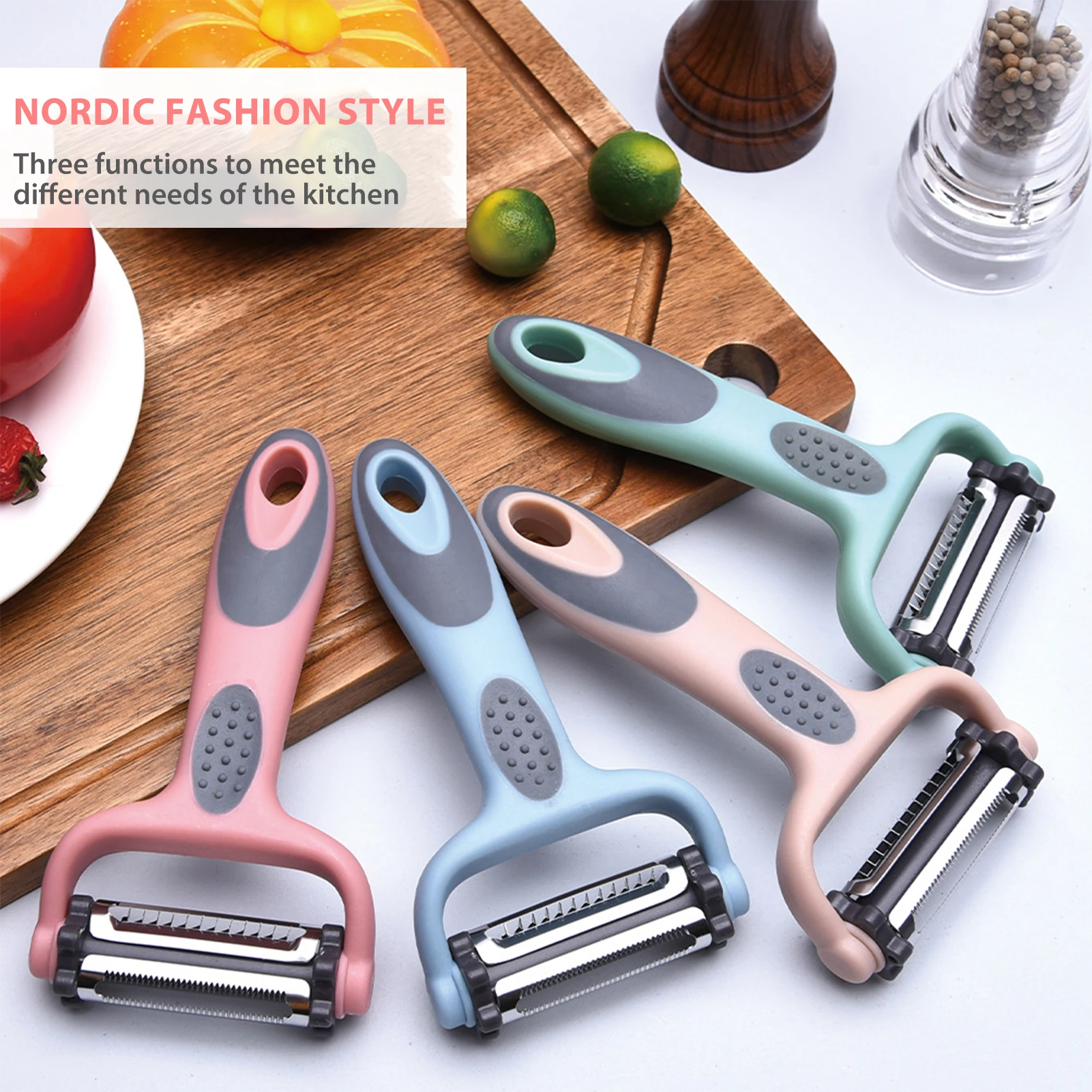 3-in-1 Peeler Shredder And Slicer Multifunctional Vegetable And Fruit Tools