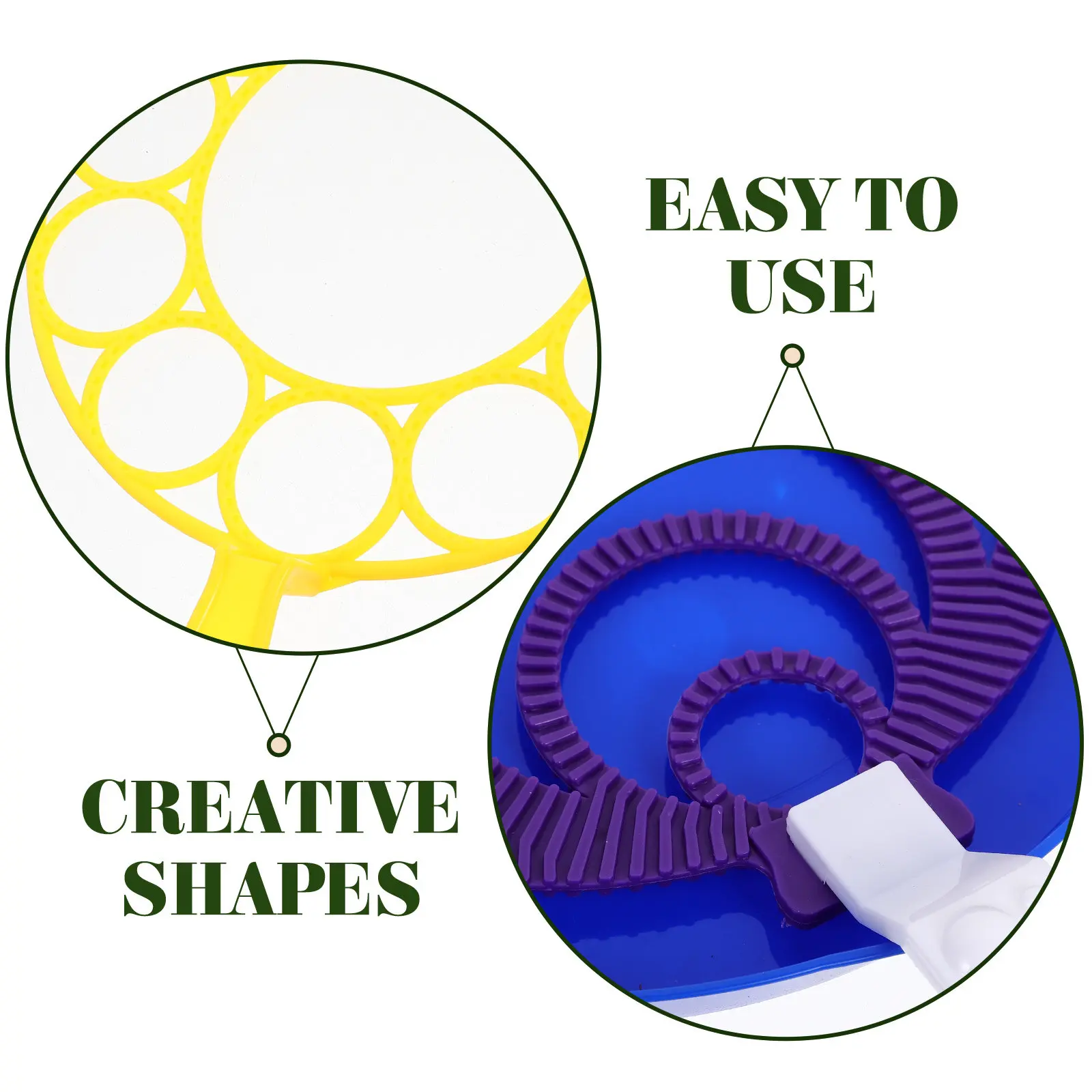 1 세트 버블 메이커 링 크리 에이 티브 휴대용 버블 블로잉 도구 어린이 야외 가족 놀이 버블 메이커 파티 호의품
