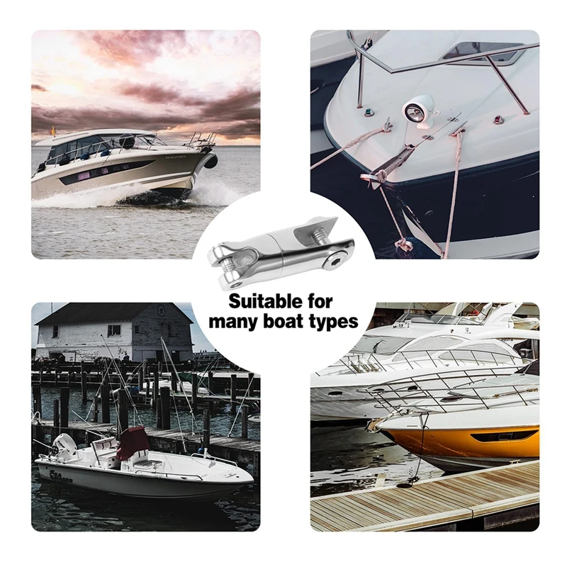 Stainless Steel Boat Anchor Swivel Connector Marine Grade Heavy Duty Anchor Chain Swivel 1 4Inch 5 16Inch