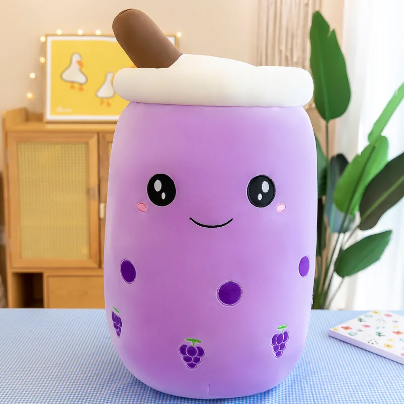 thumbnail image 1 of 22-70cm Giant Size Bubble Tea Plushies Squishy Milk Tea Boba Pillow Peluche Ice Cream Fruits Juice Drink Bottle Prop Decor Gift, 1 of 5