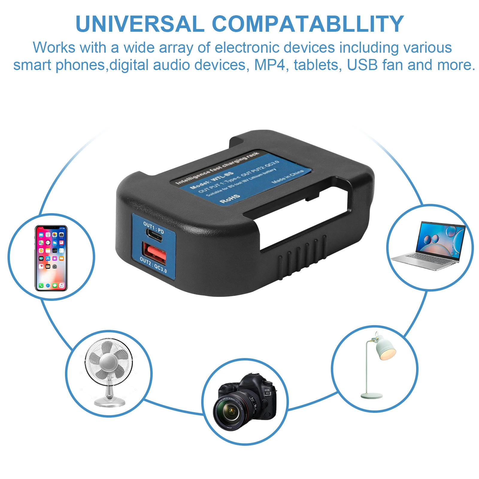  Ƭ ̿ ͸ BAT ø PD USB C   , 18V