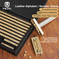WUTA Brass Stamps Letter Number Alphabet Symbol Custom Personalized Logo Embossing Mold for Hot Foil Stamping Machine DIY Gifts