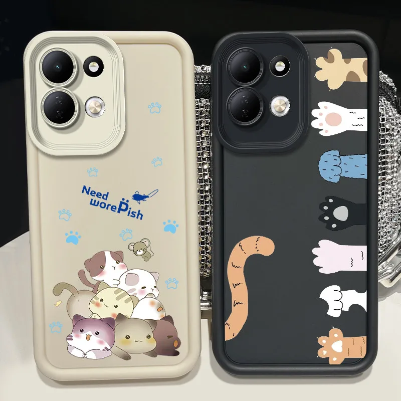 Butterfly and Whale Pattern Soft Silicone Shockproof Phone Case