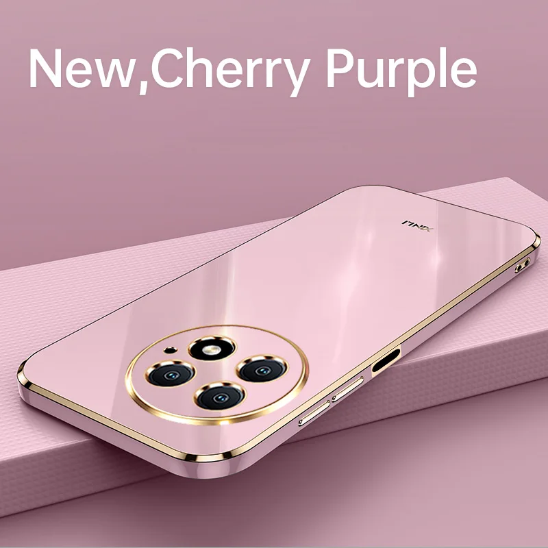 Luxury Plating Fashion Phone Case with Enhanced Camera Protection