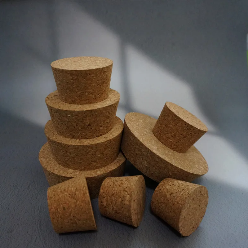 2Pcs lot Top DIA 51mm To 105mm Synthetic Cork Lid Lab Test Tube Cork Cap Glass