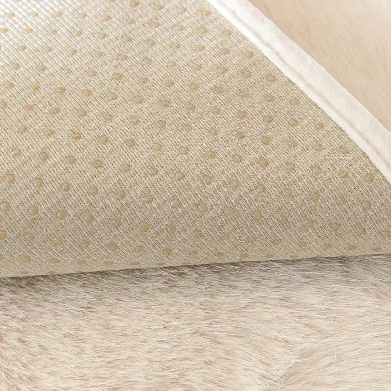 Rabbit Velvet Sofa Cover Three-Dimensional Thickened Warm Living Room Sofa Cushion Non-Slip Massage Plush Sofa Back Cushion 4