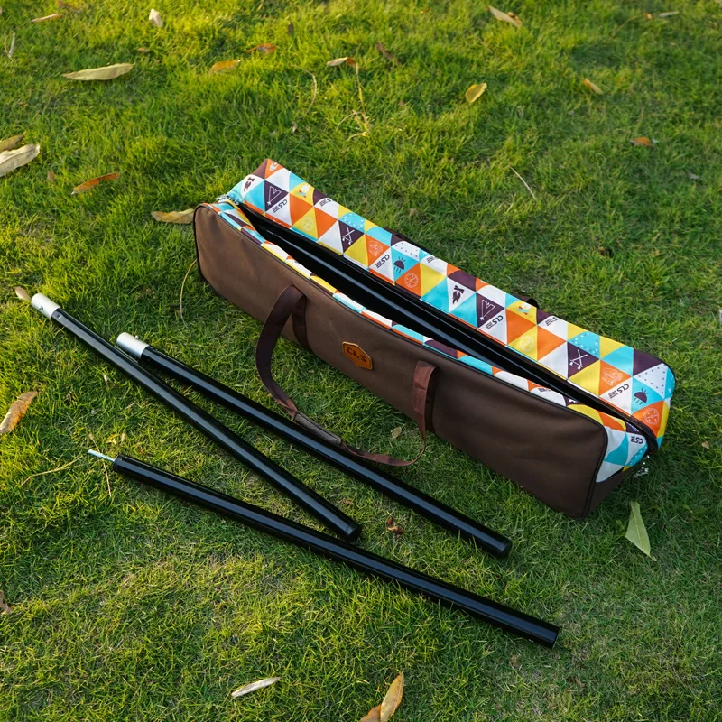 Outdoor camping storage bag canopy pole storage bag tent