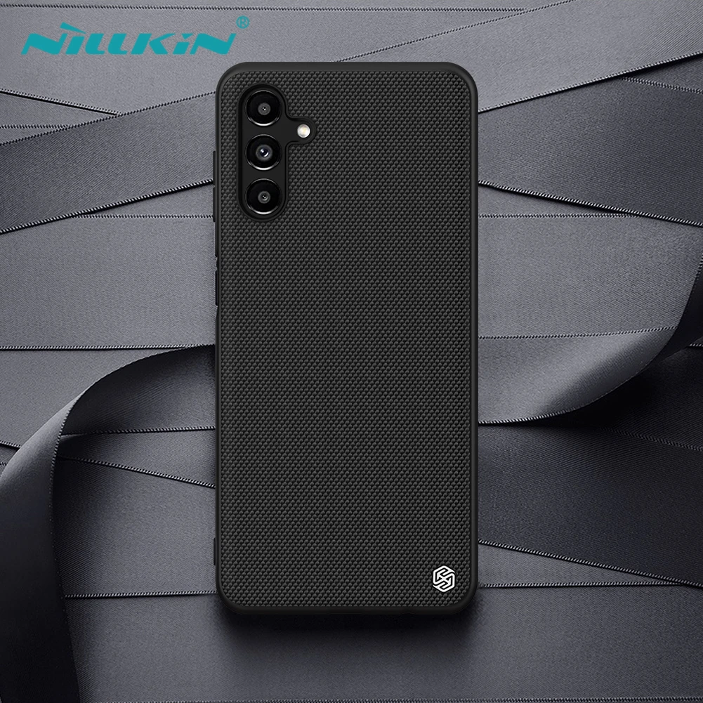 For Samsung Galaxy A13 Case NILLKIN Textured Nylon Fiber Back Cover For