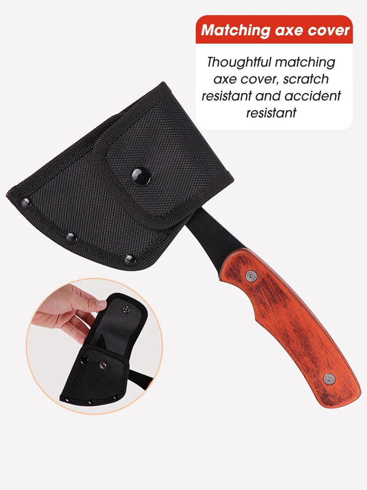 Survival Hunting Tomahawk Axe Multifunctional Axe Hatchet Camping Hand Fire Stainless Steel Axe Bone Knife Outdoor Survival Tool 5