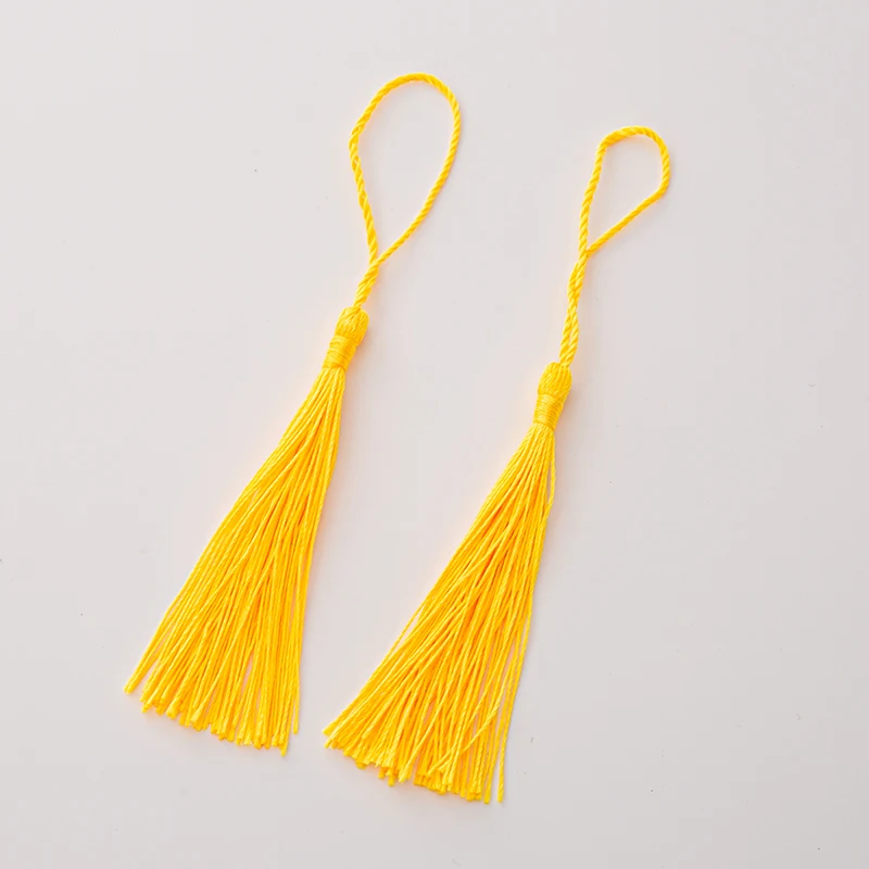 20 stücke 80mm Lesezeichen Hängen Seil Seide Quaste Für Chinesischen Knoten Handwerk DIY Schlüssel Kette Ohrring Haken Anhänger Schmuck, der Entdeckungen – Detail 17