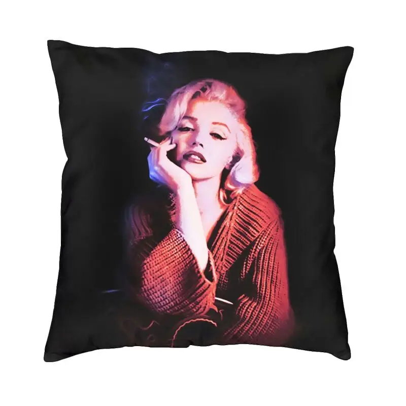 Marilyns Funda De Almohada Cuadrada Personalizada Para El Hogar