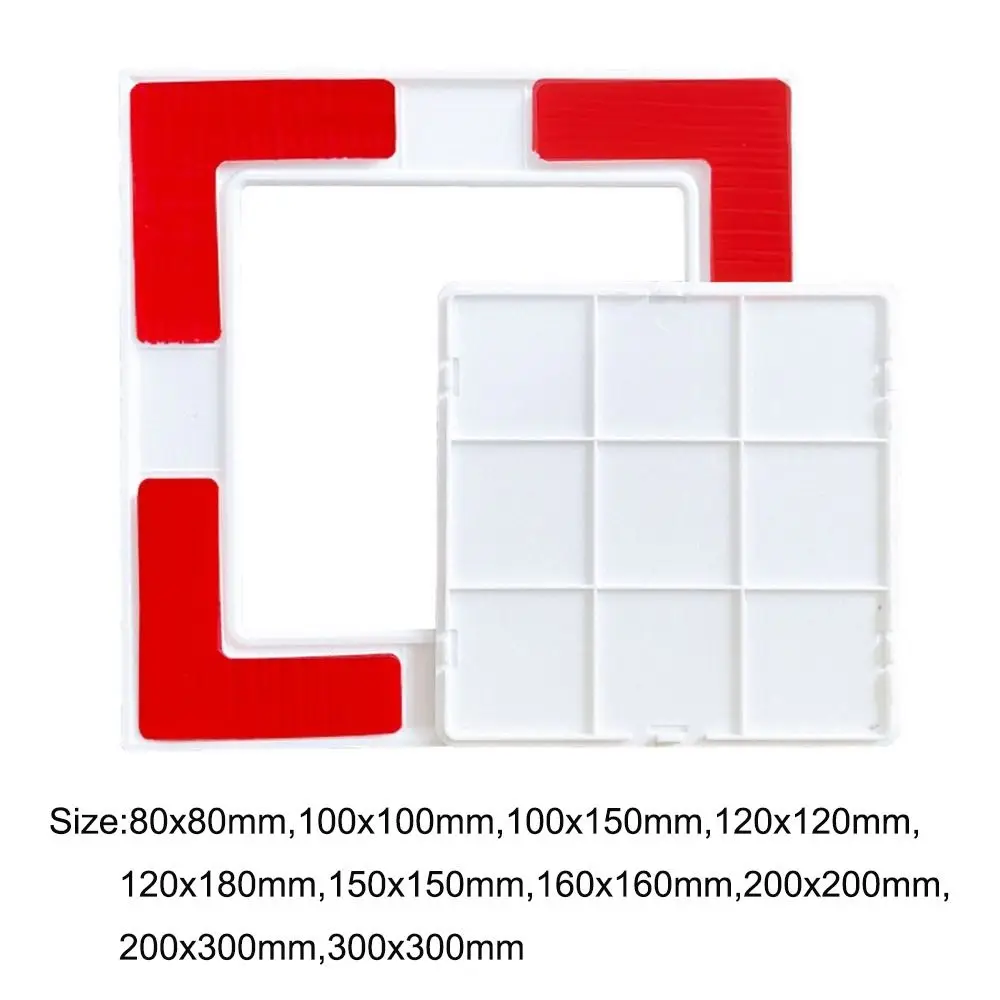 Universal Self-adhesive Access Panel Door Removable White Plastic Opening Flap Cover Plate Inspection Hole Wall Access Doors