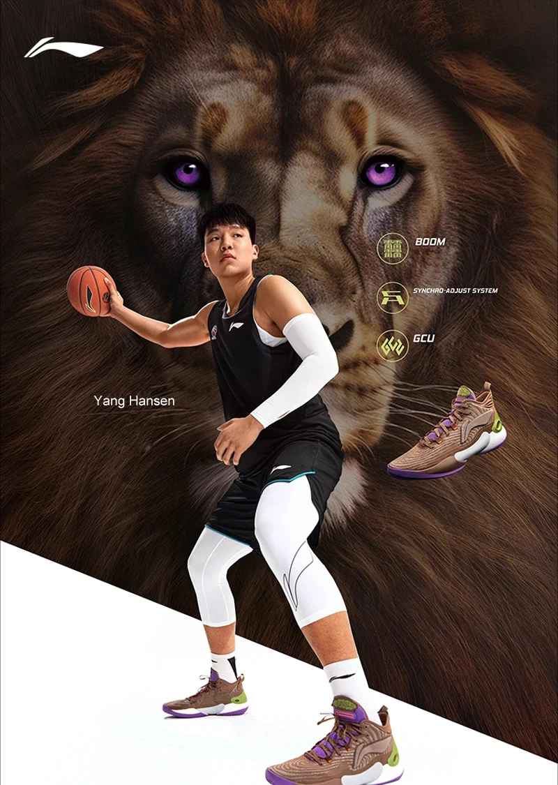 Li-ning masculino yushuai XVIII tênis de basquete profissional boa forro de almofada esportes sapatos de competição tênis abau087