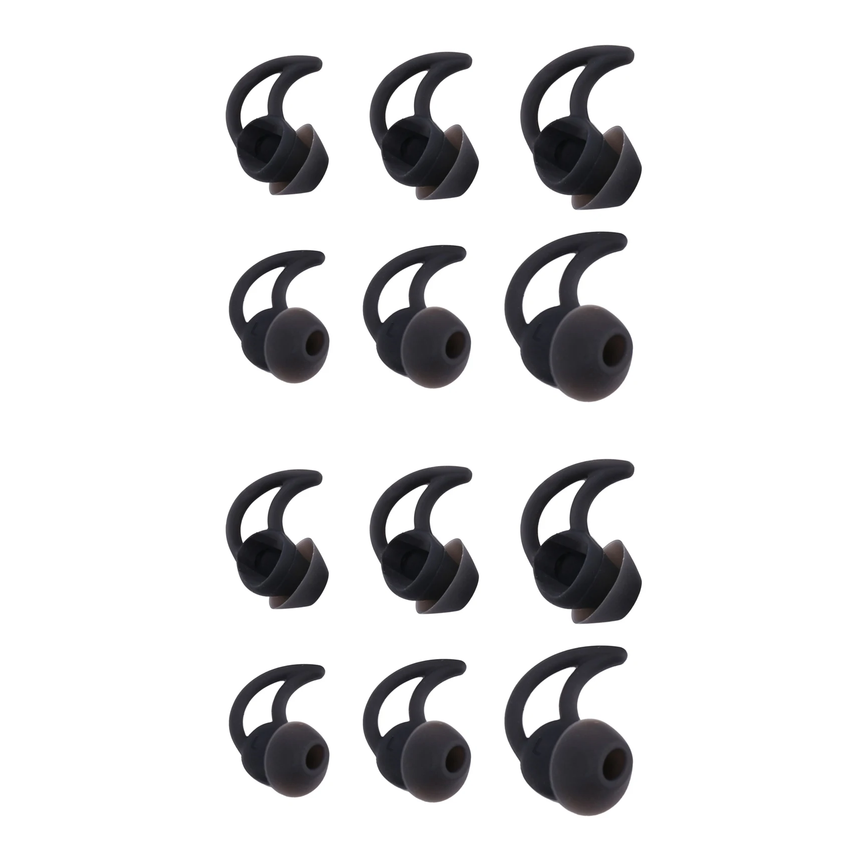 12Pcs Replace Noise Isolation Ears with Extract Layer Comfort Ears for Bose Ear Tips Qc20 Qc20I